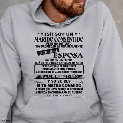DICIEMBRE - ¡SÍ! SOY UN MARIDO CONSENTIDO - Regalo especial para tu novio o esposo - NINA12