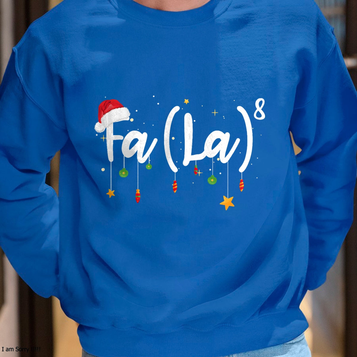 FA (LA)8 Funny Christmas Santa Fa La Math T-Shirt - Christmas Unisex T-Shirt/Hoodie/Sweatshirt - NINA00