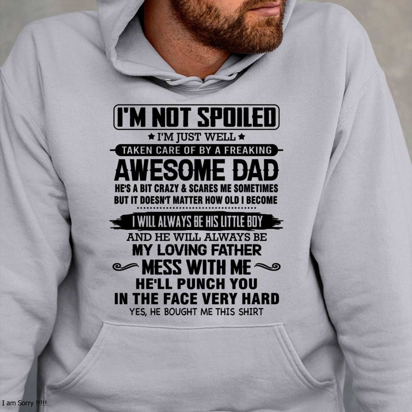I WILL ALWAYS BE HIS LITTLE BOY AND HE WILL ALWAYS BE MY LOVING FATHER - FROM DAD - NINA00 (SKU26T-01236-00)