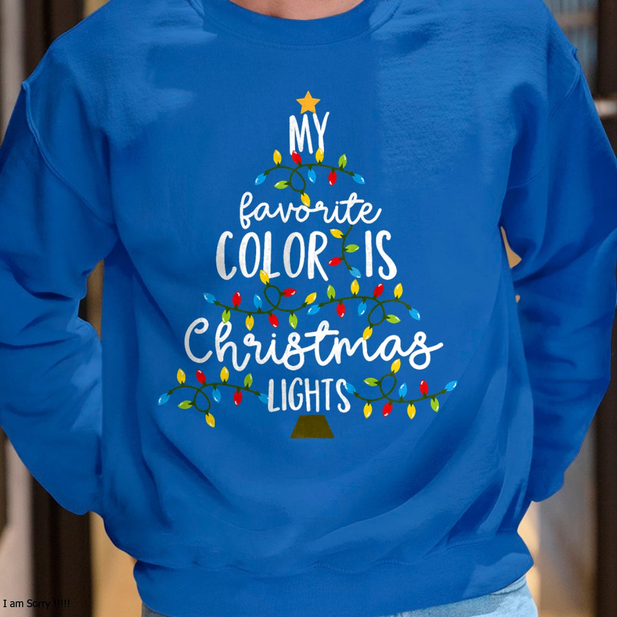 My Favorite Color Is Christmas Lights Kids Boy Women T-Shirt - Christmas Unisex T-Shirt/Hoodie/Sweatshirt - NINA00