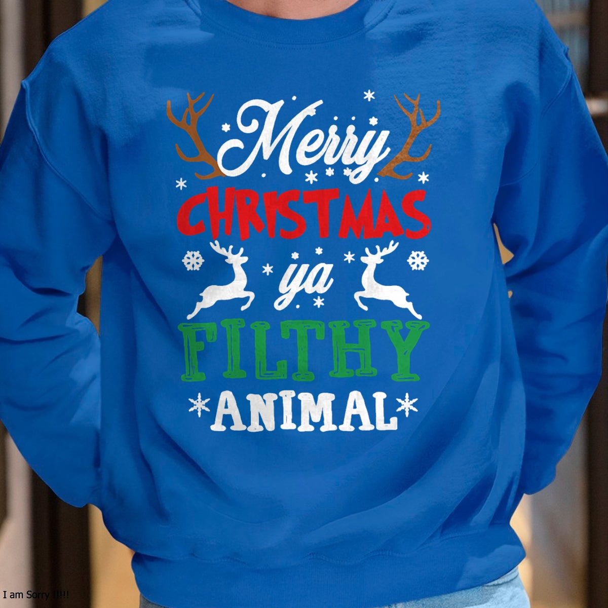 Merry Christmas Animal Filthy Ya Xmas Pajama T-Shirt - Christmas Unisex T-Shirt/Hoodie/Sweatshirt - NINA00