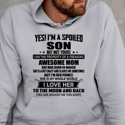 MARCH - I'M HER PRINCE I LOVE HER TO THE MOON AND BACK - FROM MOM - NINA03 (SKU2604-318-03)