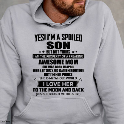 APRIL - I'M HER PRINCE I LOVE HER TO THE MOON AND BACK - FROM MOM - NINA04 (SKU2604-318-04)