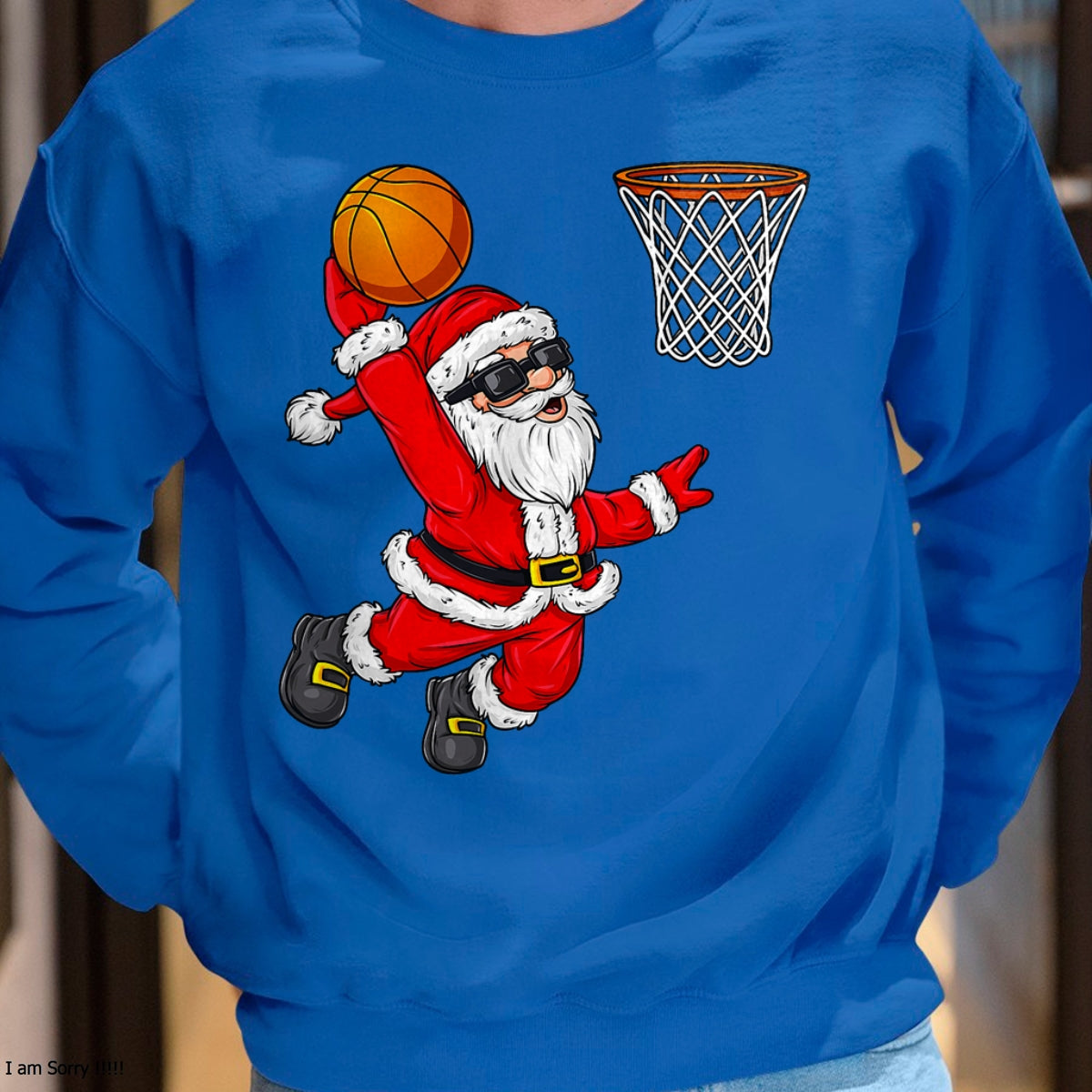 Christmas Santa Claus Dunking A Basketball Boys Kids Xmas T-Shirt - Christmas Unisex T-Shirt/Hoodie/Sweatshirt - NINA00