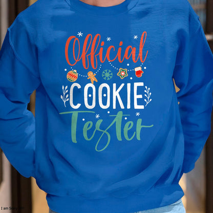 Official Cookie Tester Funny Christmas Couples Matching T-Shirt - Christmas Unisex T-Shirt/Hoodie/Sweatshirt - NINA00
