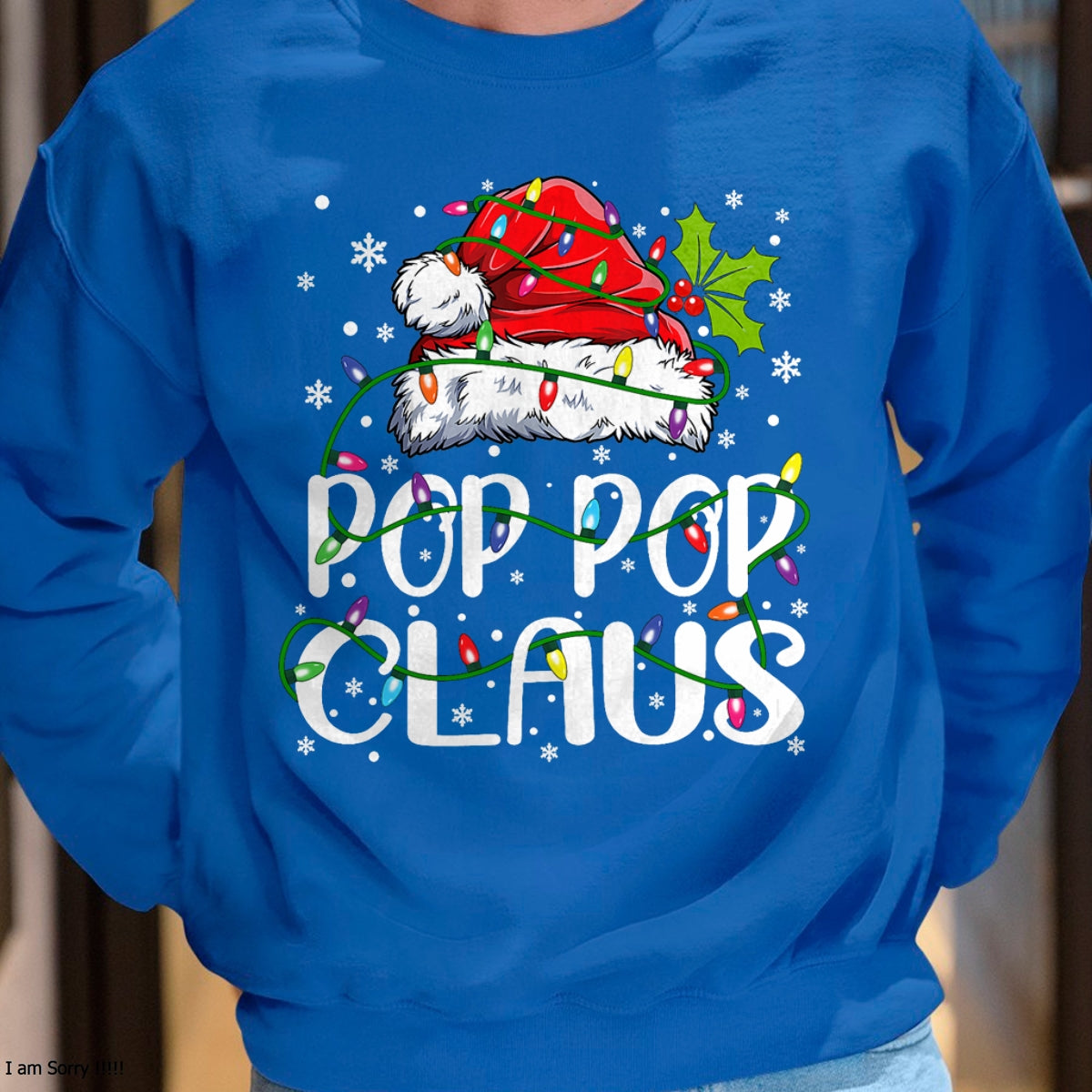 Christmas Shirts for Family, Funny christmas shirts, Christmas Unisex T-Shirt/Hoodie/Sweatshirt HLT00 - Pop Pop Claus Shirt Christmas Lights Pajama Family Matching T-Shirt