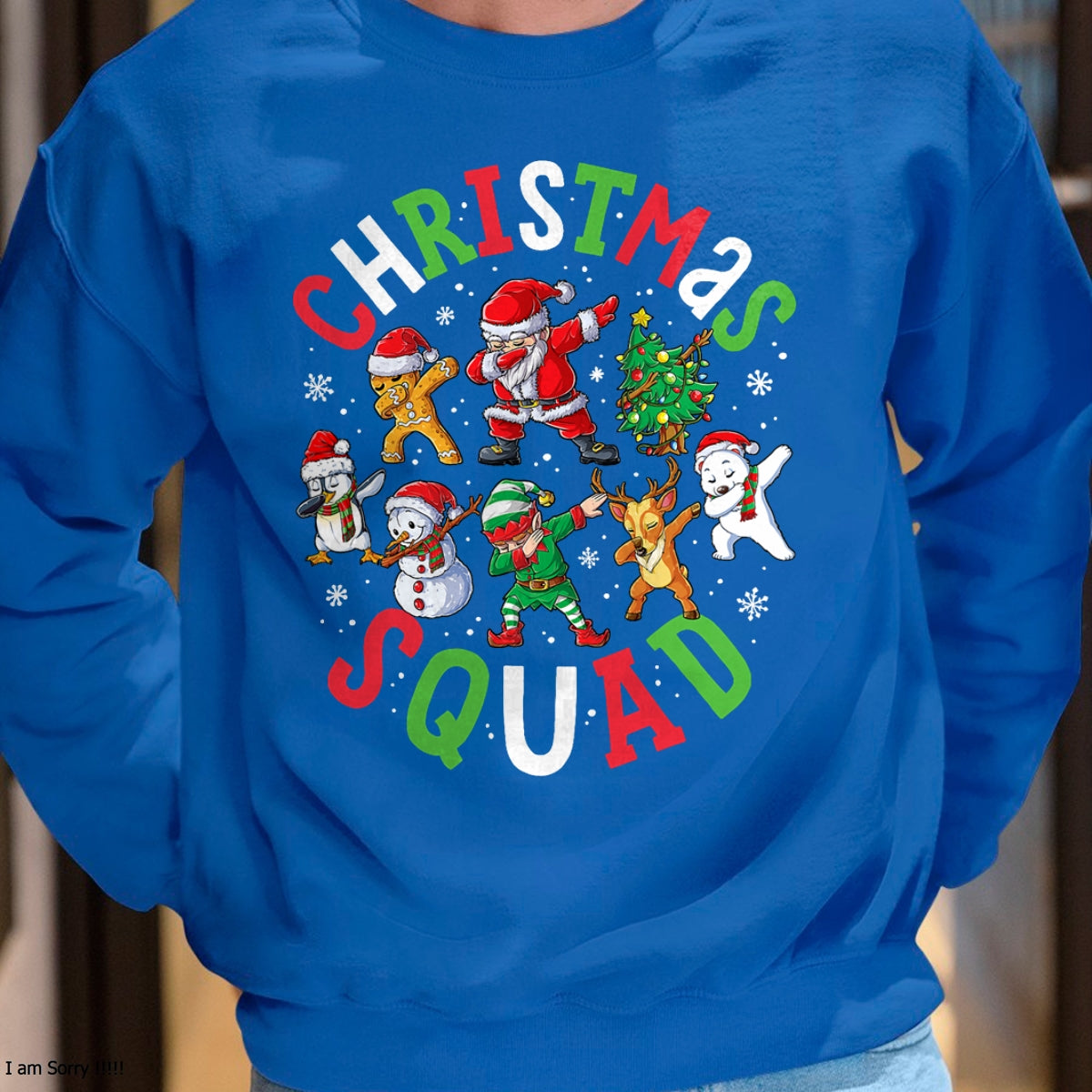 Christmas Squad Santa Dabbing Elf Family Matching Pajamas T-Shirt - Christmas Unisex T-Shirt/Hoodie/Sweatshirt - NINA00