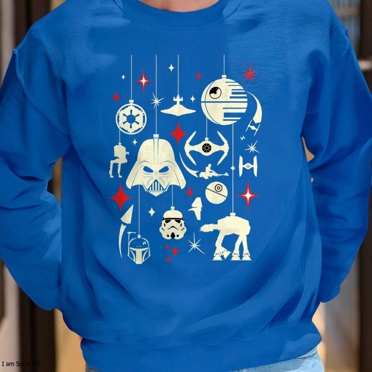Christmas Shirts for Family, Funny christmas shirts, Christmas Unisex T-Shirt/Hoodie/Sweatshirt HLT00 - Star Wars Galactic Empire Ornaments Holiday T-Shirt