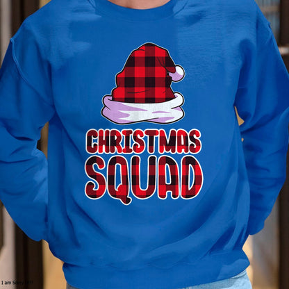 Christmas Squad Family Group Matching Christmas Party Pajama T-Shirt - Christmas Unisex T-Shirt/Hoodie/Sweatshirt - NINA00