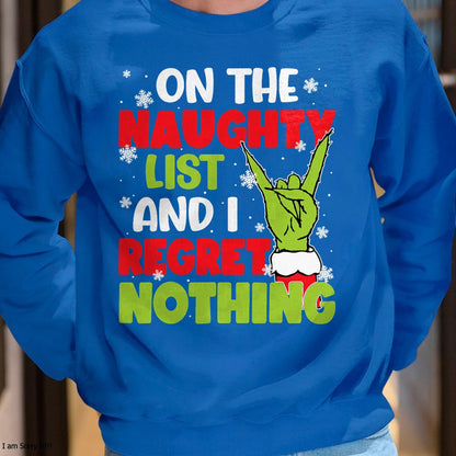 Funny Naughty List Christmas Xmas Santa Mens Womens Kids T-Shirt - Christmas Unisex T-Shirt/Hoodie/Sweatshirt - NINA00