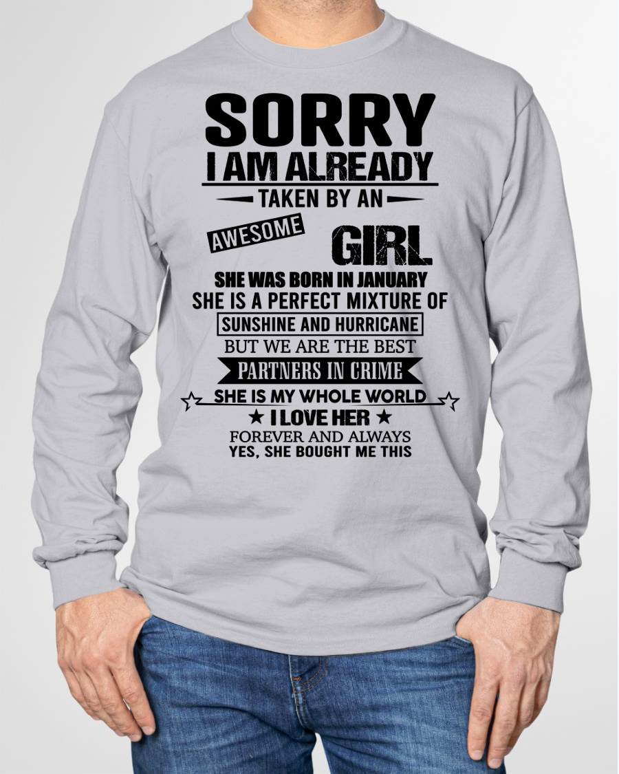 JANUARY - WE ARE THE BEST PARTNERS IN CRIME SHE IS MY WHOLE WORLD I LOVE HER - FROM WIFE - NINA01 (SKU2602-127-01)