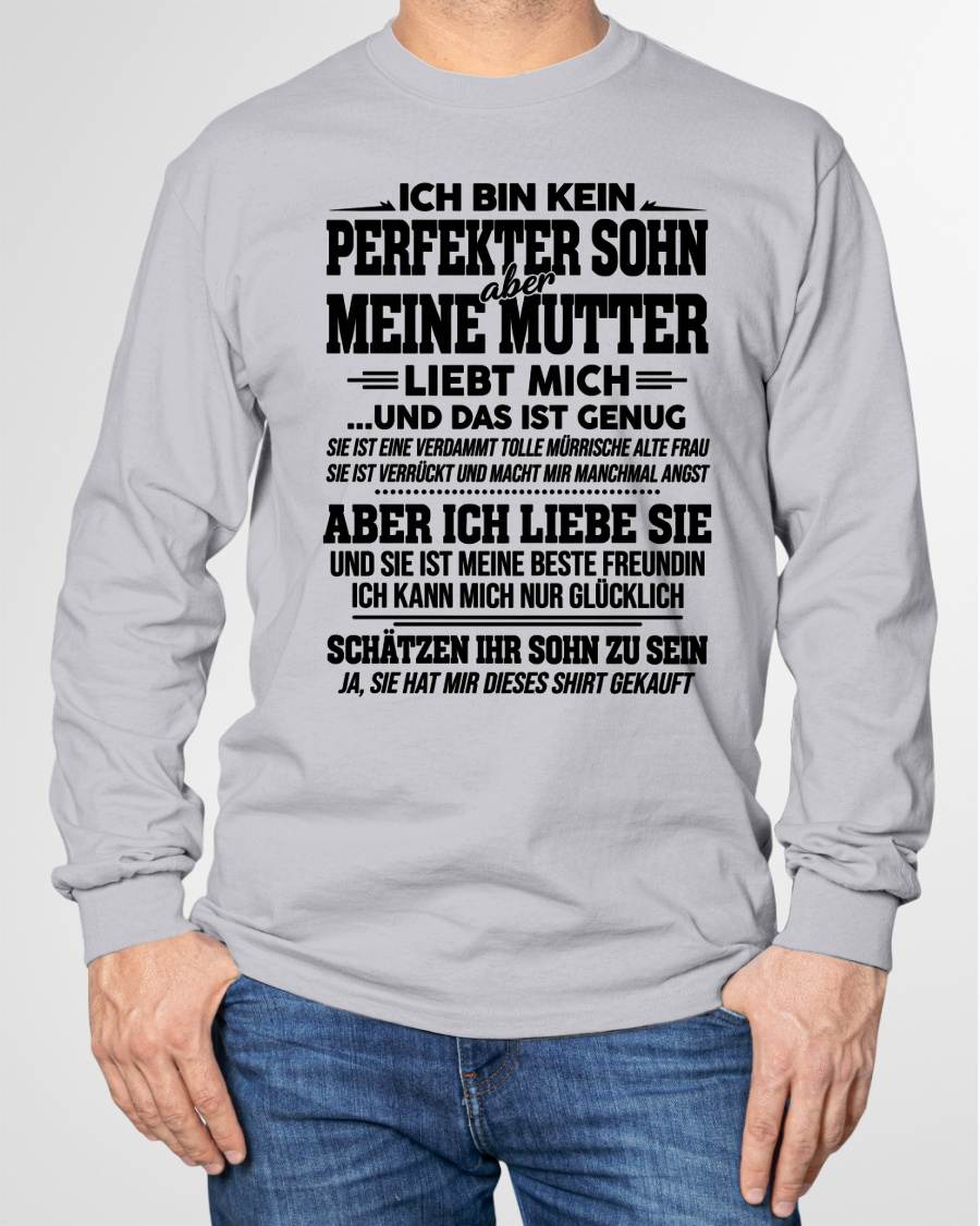 ICH BIN KEIN PERFEKTER SOHN - Das perfekte Geschenk für deinen Sohn - (SKU2610-98)