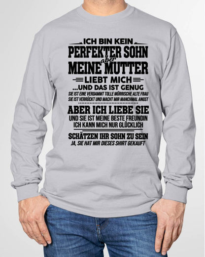 ICH BIN KEIN PERFEKTER SOHN - Das perfekte Geschenk für deinen Sohn - (SKU2610-98)