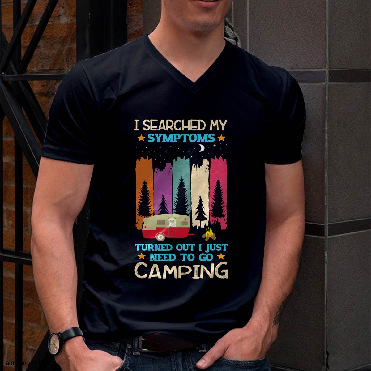 Need To Go Camping Funny Outdoors Adventure Hiking Gift T-Shirt