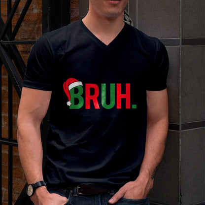 Christmas Shirts for Family, Funny christmas shirts, Christmas Unisex T-Shirt/Hoodie/Sweatshirt HLT00 - Bruh Meme Funny Saying Bro Greeting Teens Boys Men Christmas T-Shirt