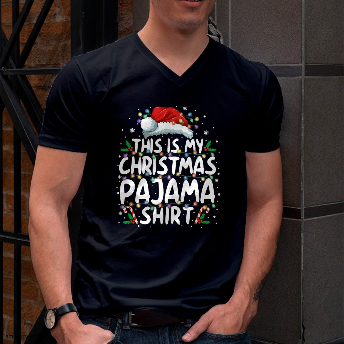 This Is My Christmas Pajama Shirt Funny Xmas PJs Men Women T-Shirt - Christmas Unisex T-Shirt/Hoodie/Sweatshirt - NINA00