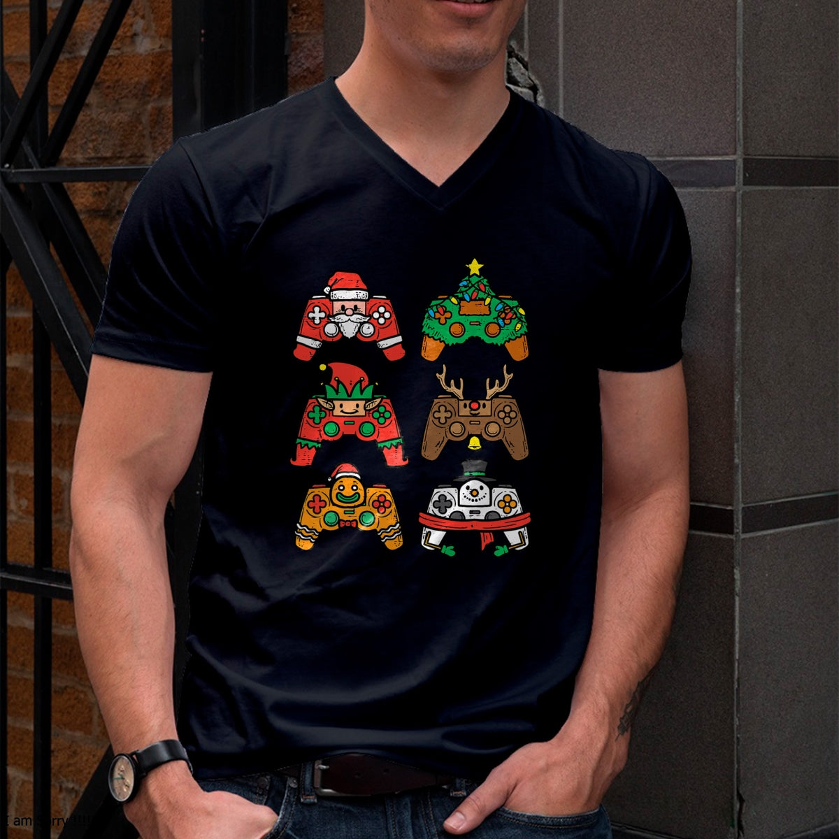 Christmas Gamer Controller Xmas Gaming T-Shirt - Christmas Unisex T-Shirt/Hoodie/Sweatshirt - NINA00