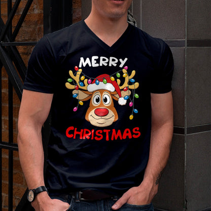 Merry Christmas Reindeer Xmas Family Men Women T-Shirt - Christmas Unisex T-Shirt/Hoodie/Sweatshirt - NINA00