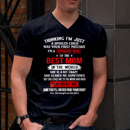 I'M A SPOILED SON OF THE BEST MOM IN THE WORLD - FROM MOM - NINA00 (SKU2603-304-00)