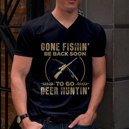 Funny Hunting Fishing Graphic for Hunters - T-Shirt