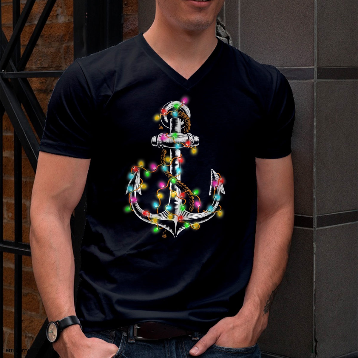 Christmas Lights Boating Sailing Cruise Boat Gifts T-Shirt - Christmas Unisex T-Shirt/Hoodie/Sweatshirt - NINA00