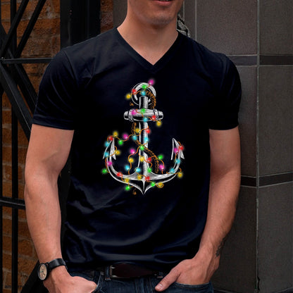 Christmas Lights Boating Sailing Cruise Boat Gifts T-Shirt - Christmas Unisex T-Shirt/Hoodie/Sweatshirt - NINA00