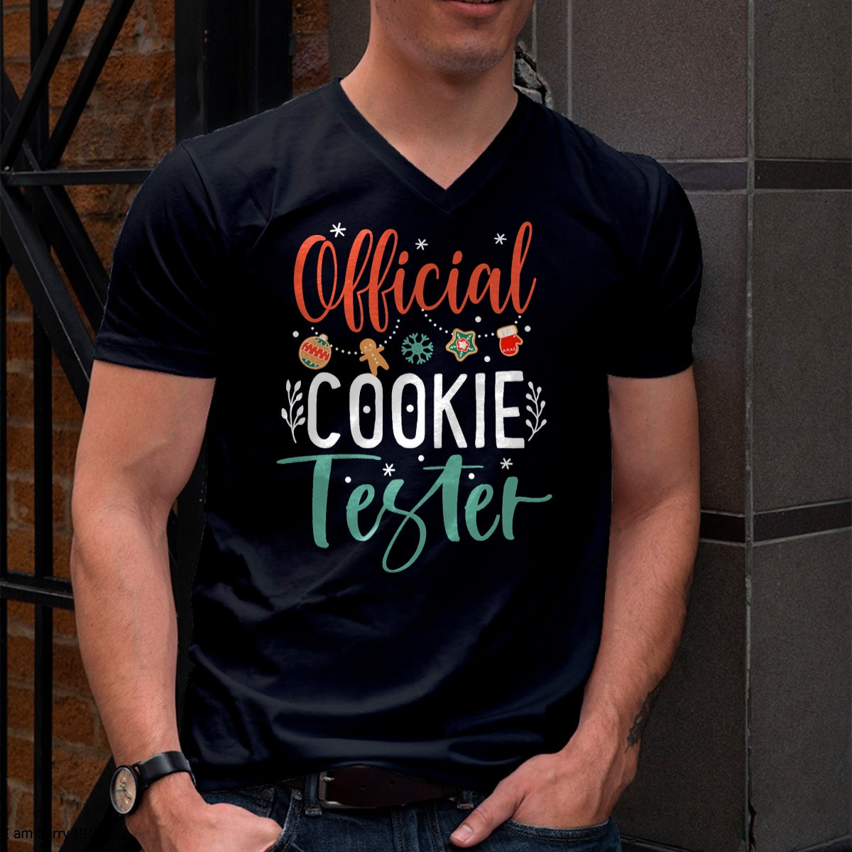 Official Cookie Tester Funny Christmas Couples Matching T-Shirt - Christmas Unisex T-Shirt/Hoodie/Sweatshirt - NINA00