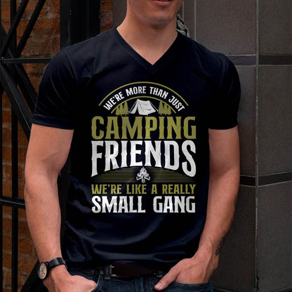 More Than Just Camping Friends Small Gang Tent Family T-Shirt