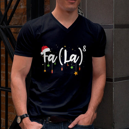 FA (LA)8 Funny Christmas Santa Fa La Math T-Shirt - Christmas Unisex T-Shirt/Hoodie/Sweatshirt - NINA00