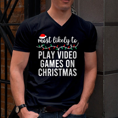 Most Likely To Christmas Matching Family Pajamas Funny T-Shirt - Christmas Unisex T-Shirt/Hoodie/Sweatshirt - NINA00