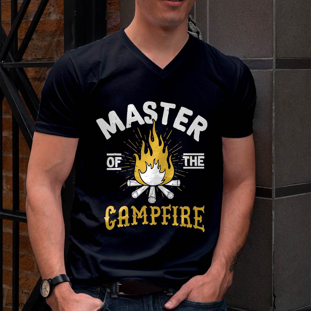 Master Of The Campfire - Camping & Outdoors Gift T-Shirt