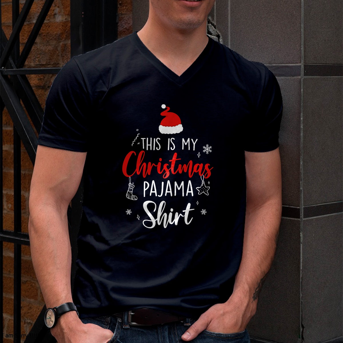 Funny Christmas PJ Pajama Men Women PJS for Family T-Shirt - Christmas Unisex T-Shirt/Hoodie/Sweatshirt - NINA00