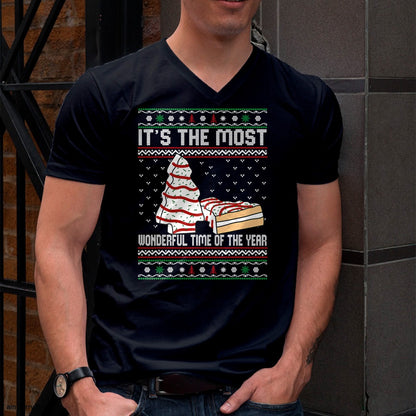 Its The Most Wonderful Time Of The Year Christmas tree cake T-Shirt - Christmas Unisex T-Shirt/Hoodie/Sweatshirt - NINA00