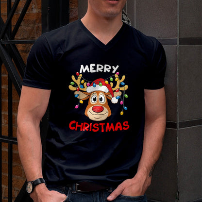 Merry Christmas Reindeer Xmas Family Men Women T-Shirt - Christmas Unisex T-Shirt/Hoodie/Sweatshirt - NINA00