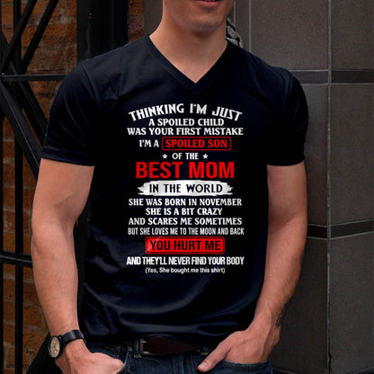 NOVEMBER - I'M A SPOILED SON OF THE BEST MOM IN THE WORLD - FROM MOM - NINA11 (SKU2603-304-11)