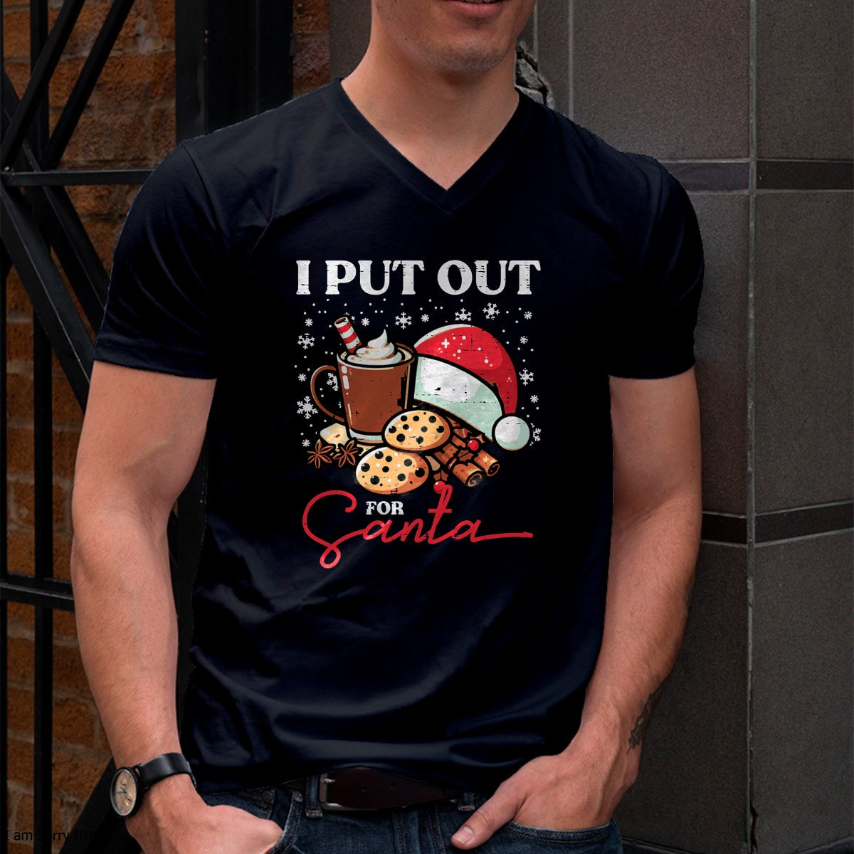 Christmas I Put Out For Santa Funny Xmas Kids Women Men T-Shirt - Christmas Unisex T-Shirt/Hoodie/Sweatshirt - NINA00