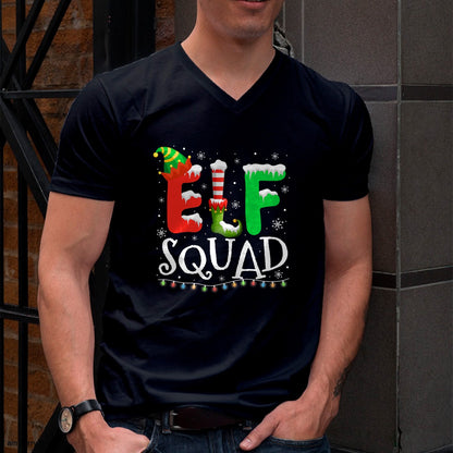 Elf Family Christmas Matching Pajamas Xmas Elf Squad T-Shirt - Christmas Unisex T-Shirt/Hoodie/Sweatshirt - NINA00