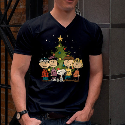 Christmas Shirts for Family, Funny christmas shirts, Christmas Unisex T-Shirt/Hoodie/Sweatshirt HLT00 - Peanuts - Peanuts Christmas Group T-Shirt
