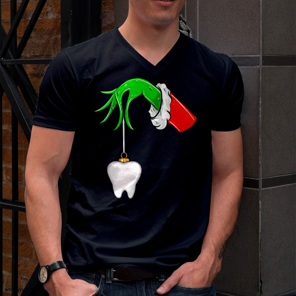 Christmas Tooth Dentist Dental Assistant Teeth Xmas Pajamas T-Shirt - Christmas Unisex T-Shirt/Hoodie/Sweatshirt - NINA00