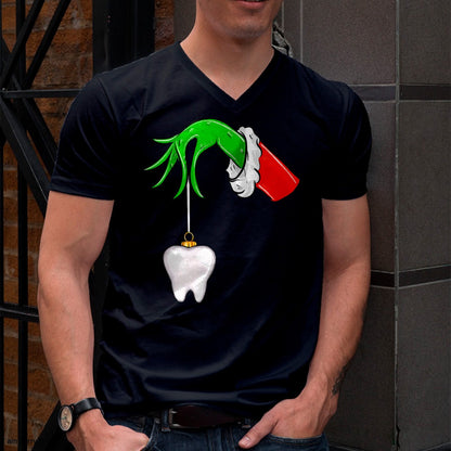 Christmas Tooth Dentist Dental Assistant Teeth Xmas Pajamas T-Shirt - Christmas Unisex T-Shirt/Hoodie/Sweatshirt - NINA00