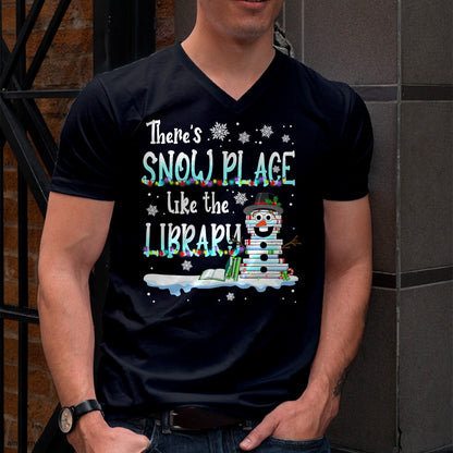 Librarian There's NINA Place Like The Library Christmas NINA T-Shirt - Christmas Unisex T-Shirt/Hoodie/Sweatshirt - NINA00