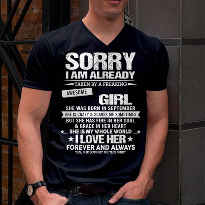 SEPTEMBER - SORRY I AM ALREADY TAKEN BY A FREAKING AWESOME GIRL - FROM WIFE - NINA09 (SKUNINA-T01-09)