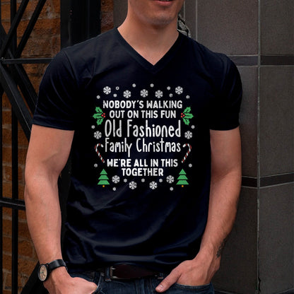 Old Fashioned Family Christmas Ugly Xmas Men Women Kids T-Shirt - Christmas Unisex T-Shirt/Hoodie/Sweatshirt - NINA00
