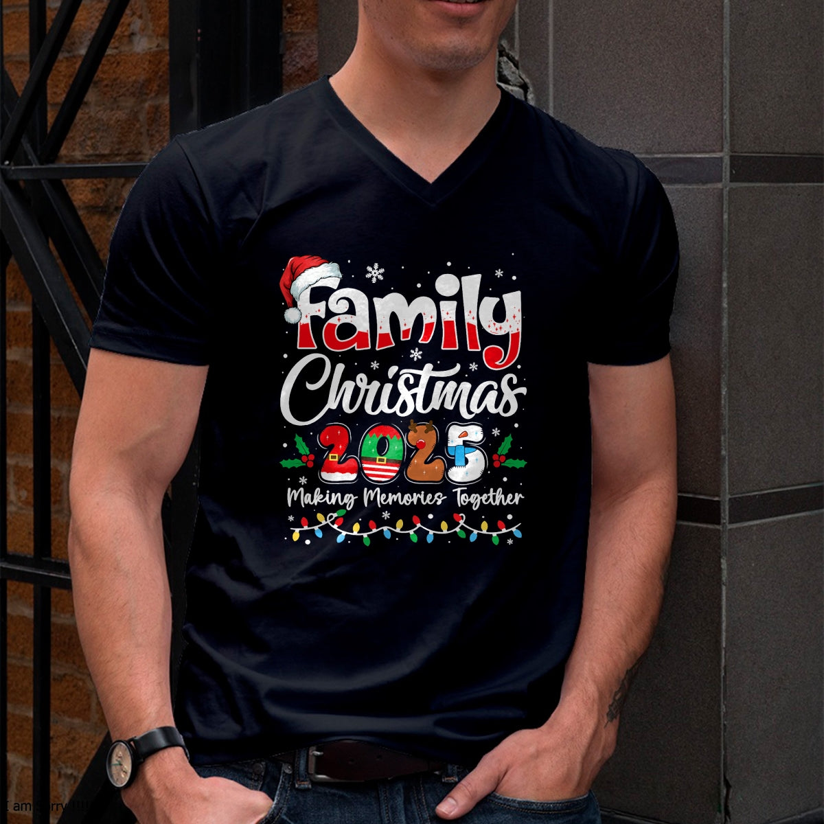 Family Christmas 2025 Matching Outfit Xmas Squad Santa T-Shirt - Christmas Unisex T-Shirt/Hoodie/Sweatshirt - NINA00