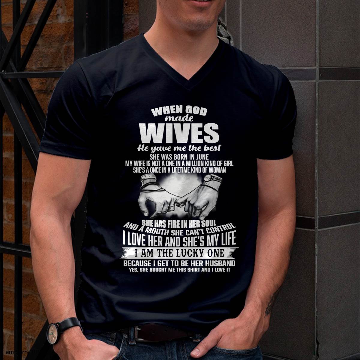 JUNE - WHEN GOD MADE WIVES HE GAVE ME THE BEST - FROM WIFE - NINA06 (SKU26T-01-05-06)