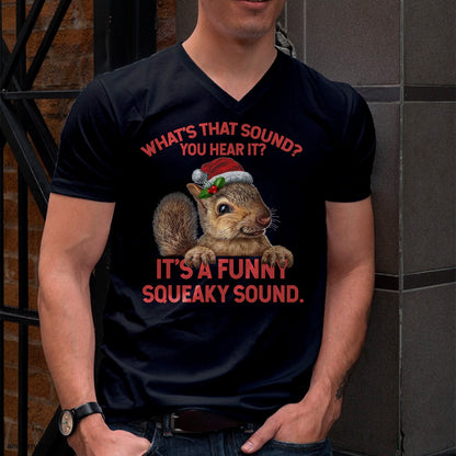 It's A Funny Squeaky Sound Christmas Squirrel T-Shirt - Christmas Unisex T-Shirt/Hoodie/Sweatshirt - NINA00
