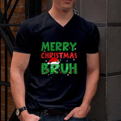Bruh Meme Funny Saying Bro Greeting Teens Boys Men Christmas T-Shirt - Christmas Unisex T-Shirt/Hoodie/Sweatshirt - NINA00