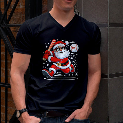 Funny Baseball Santa 67 Christmas Xmas Pajamas Boys T-Shirt - Christmas Unisex T-Shirt/Hoodie/Sweatshirt - NINA00