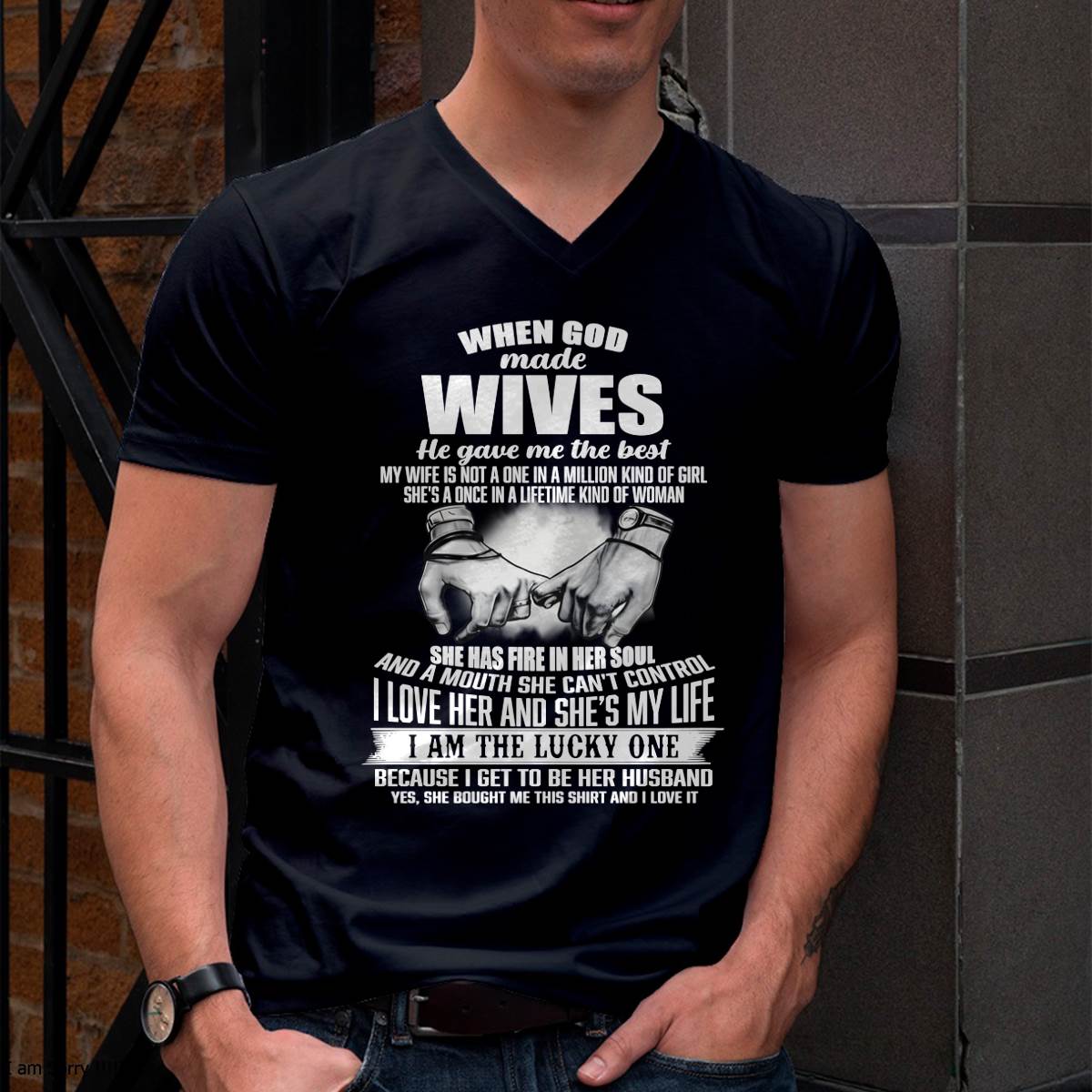 WHEN GOD MADE WIVES HE GAVE ME THE BEST - FROM WIFE - NINA00 (SKU26T-01-05-00)