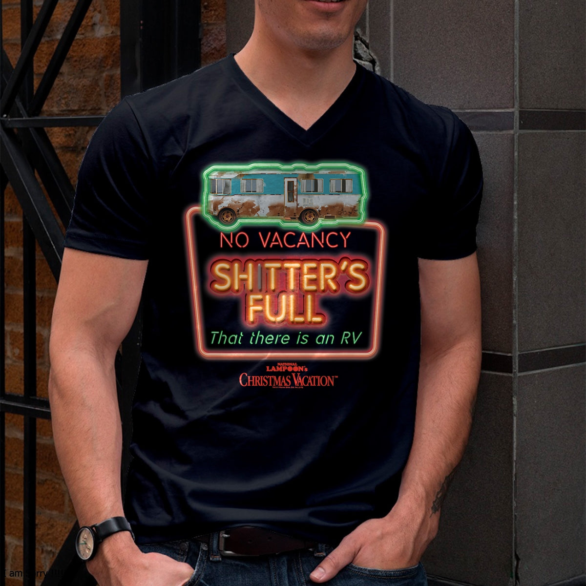 Christmas Vacation No Vacancy Shtter's Full Christmas T-Shirt - Christmas Unisex T-Shirt/Hoodie/Sweatshirt - NINA00